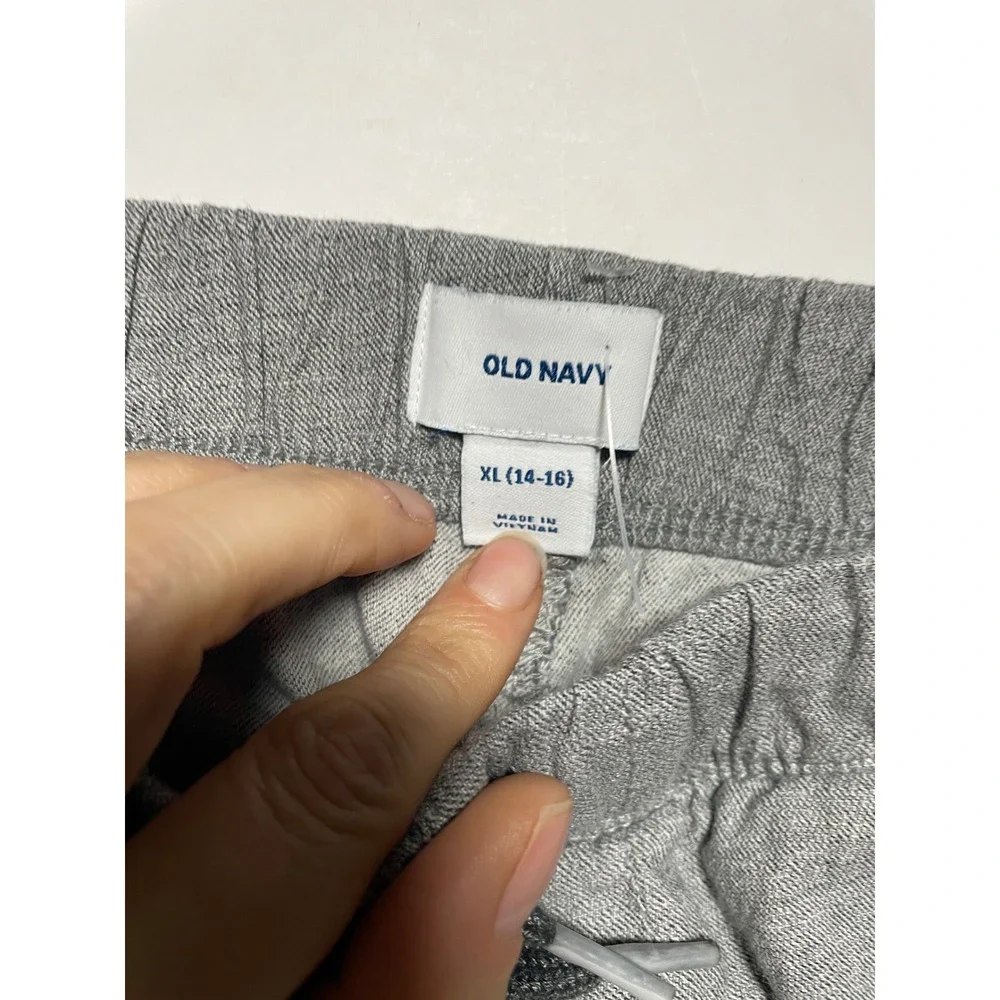 Old Navy Shorts Kids XL (14-16) Gray Elastic Waist Drawstring Casual Everyday